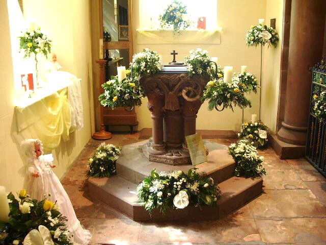 Font, St Kentigern's Church, Aspatria.
