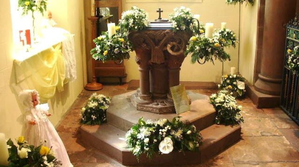 Font, St Kentigern's Church, Aspatria.