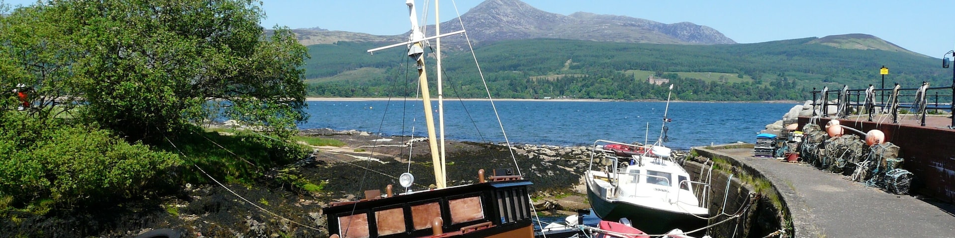 The Quay beside Brodick Ferry terminal