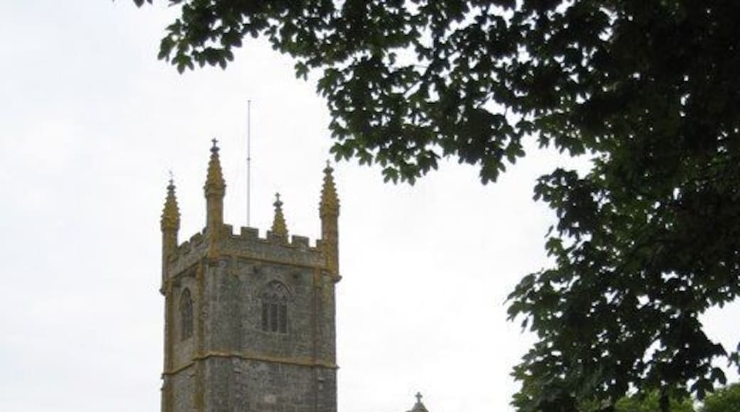 St Breaca Church Breage This 15th Century church contains remarkable medieval wall paintings.