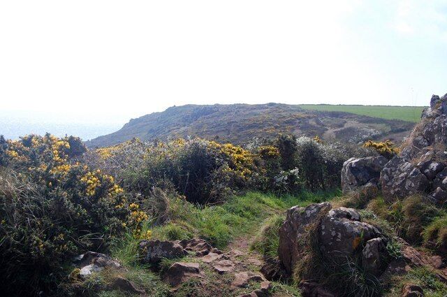 Black Head On the coast path looking towards Black Head.
