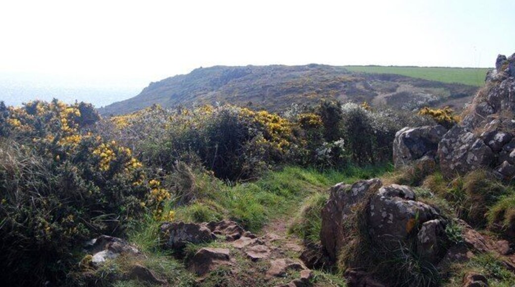 Black Head On the coast path looking towards Black Head.