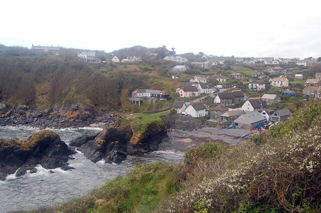 Cadgwith A view of Cadgwith from the coastal path.