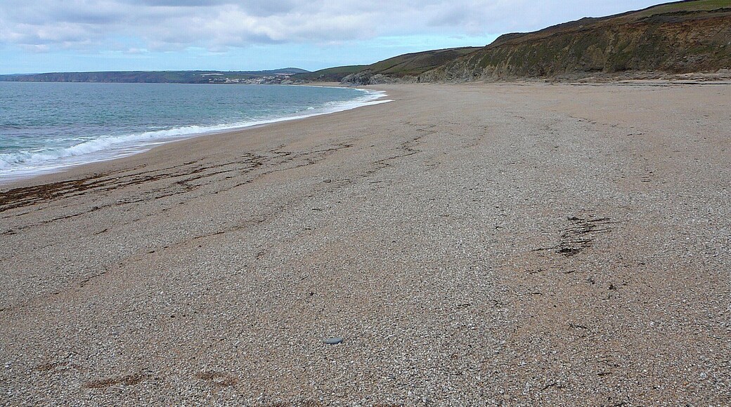 The beach at Gunwalloe Fishing Cove