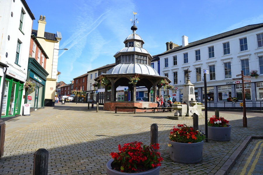 Market Cross, Market Place, North Walsham, Norfolk, England, United Kingdom. Image shot 2013. Exact date unknown.