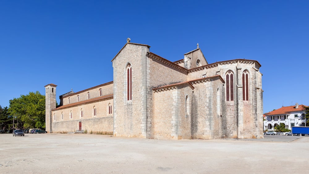 Santa Clara Church in the city of Santarem, Portugal. 13th century Mendicant Gothic Architecture.