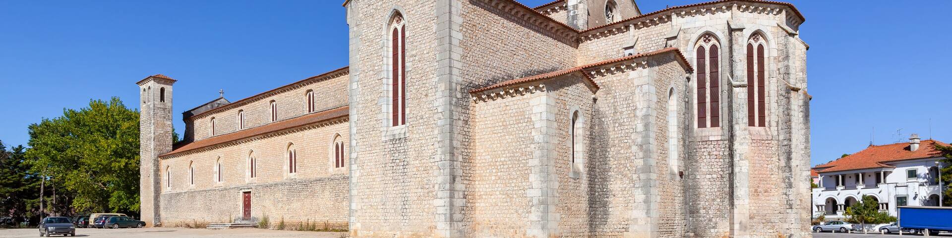 Santa Clara Church in the city of Santarem, Portugal. 13th century Mendicant Gothic Architecture.