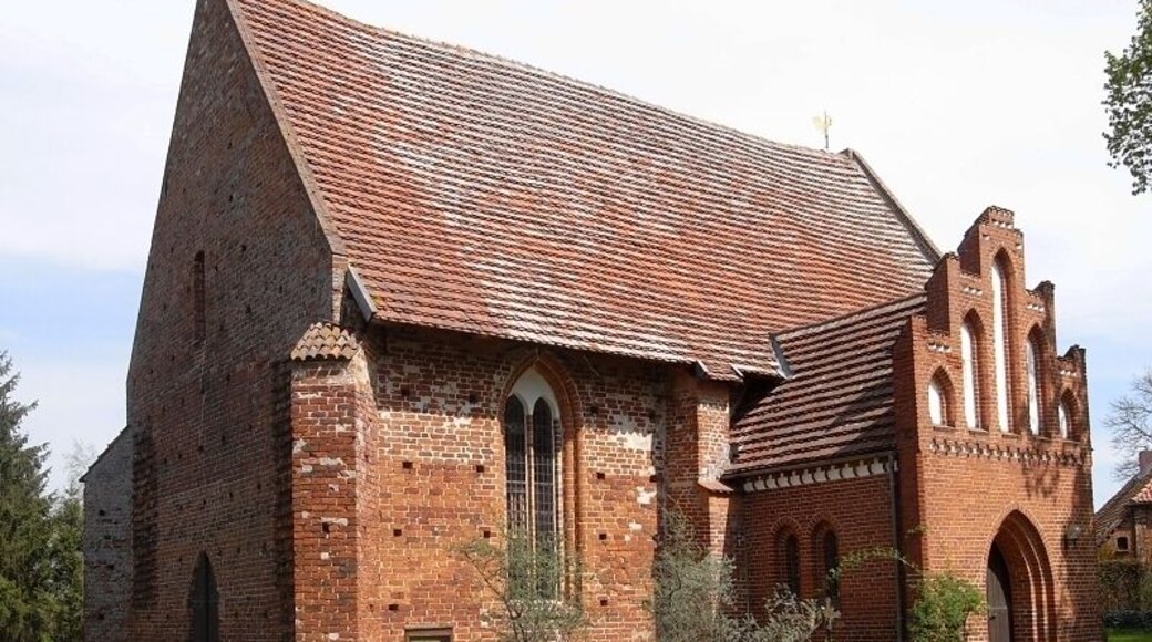 Church in Parum, district Güstrow, Mecklenburg-Vorpommern, Germany