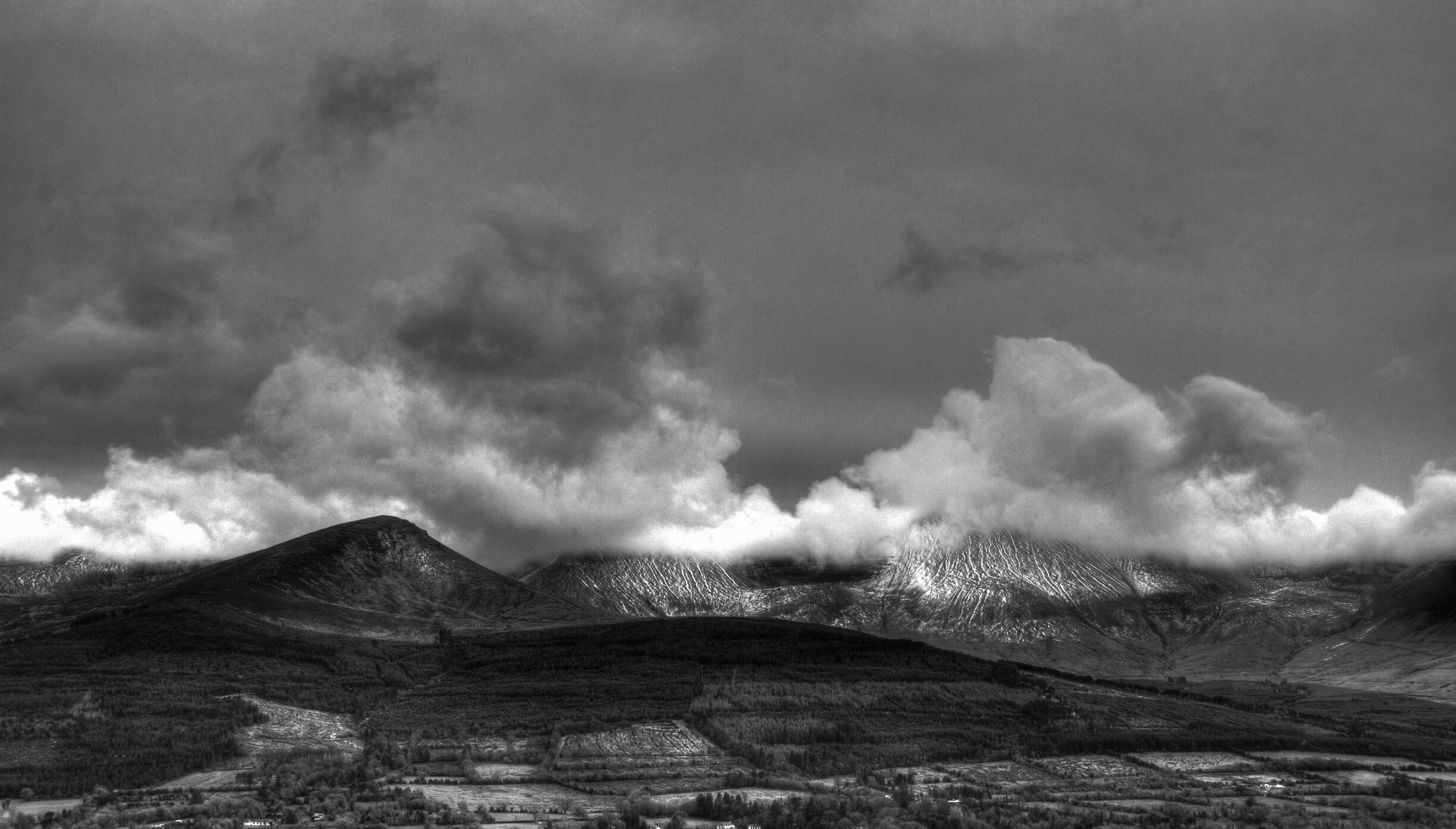 #sky #mountains #landscape #snow #clouds #tipperary 