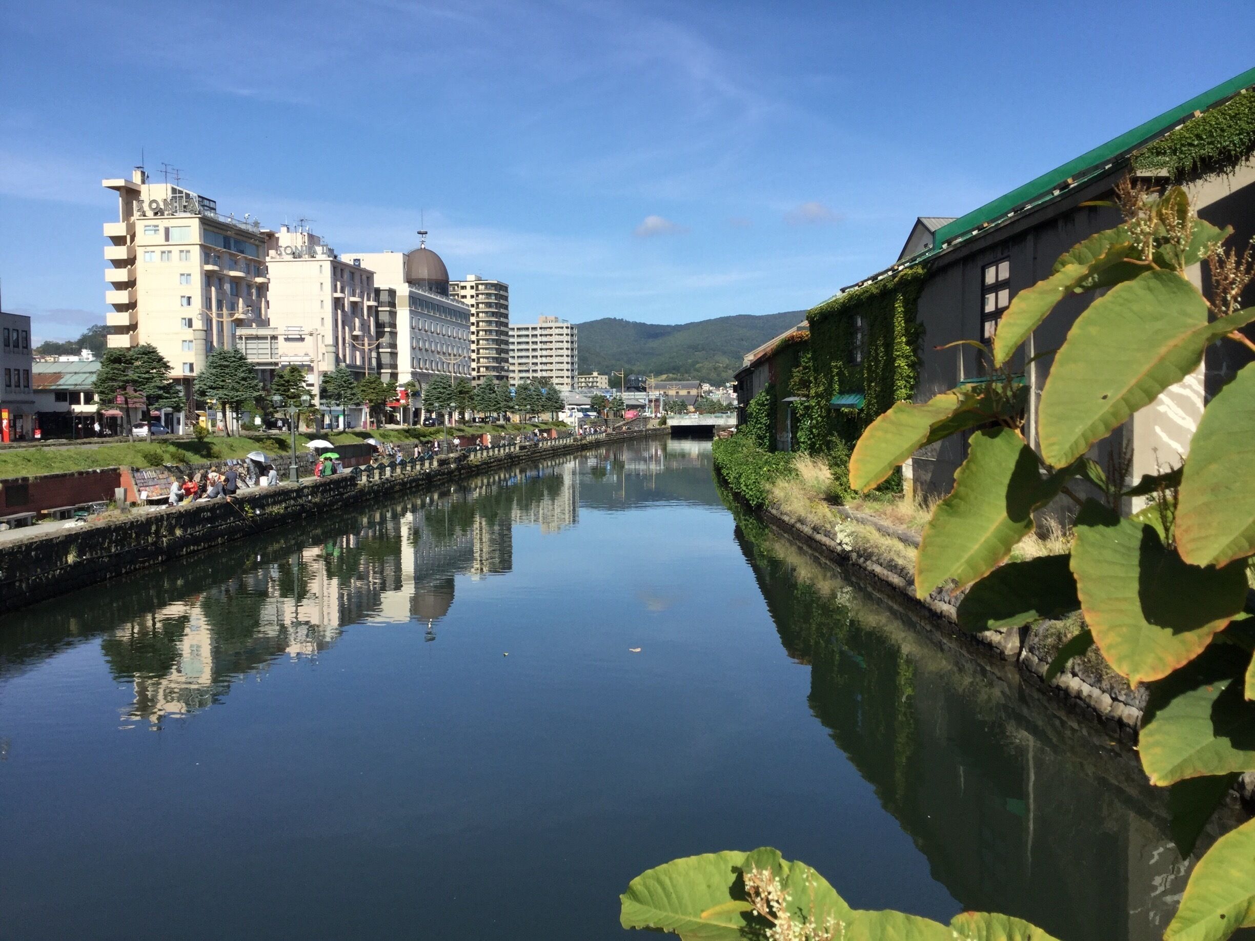 The old Otaru canal in Hokkaido.