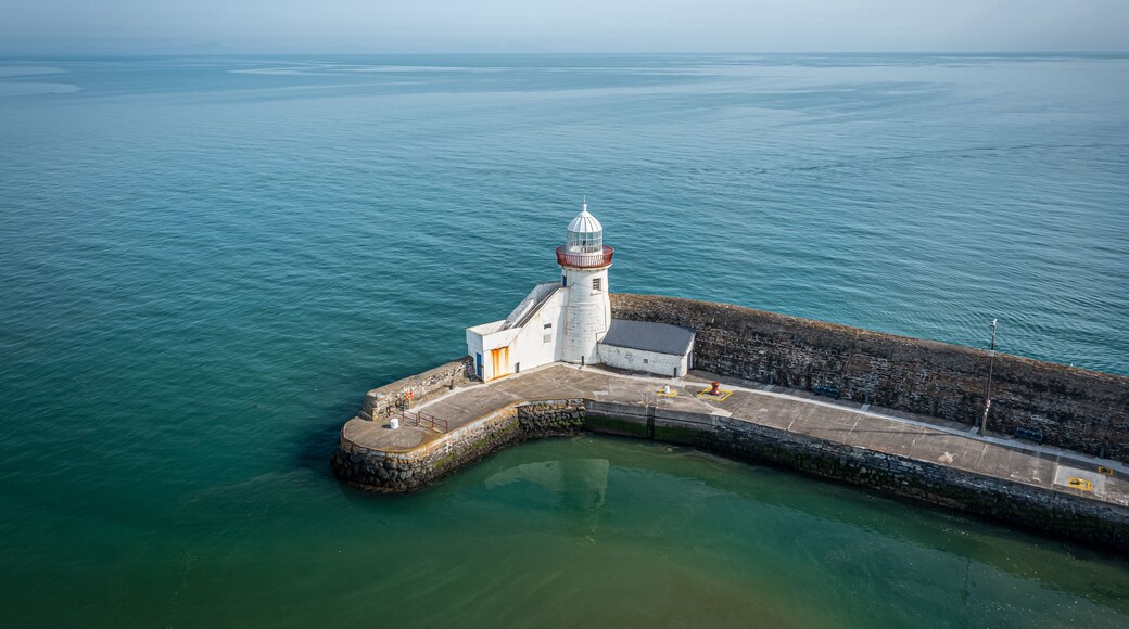 Aerial View Over Balbriggan Harbour, Dublin, Ireland