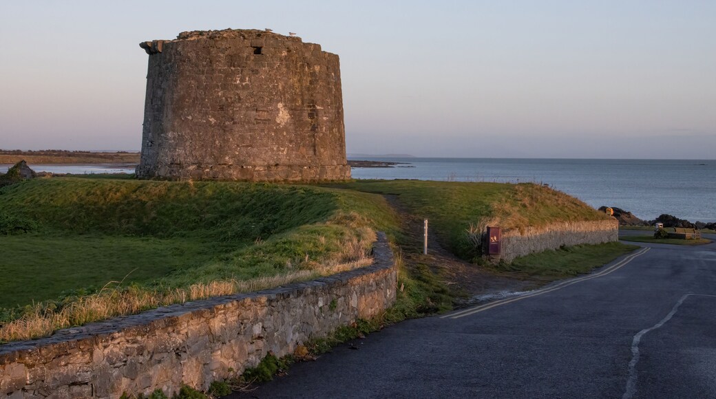 martello tower defences , balbriggan, east coast of ireland