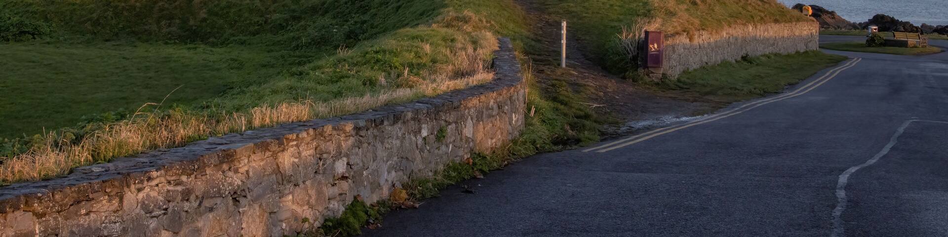 martello tower defences , balbriggan, east coast of ireland