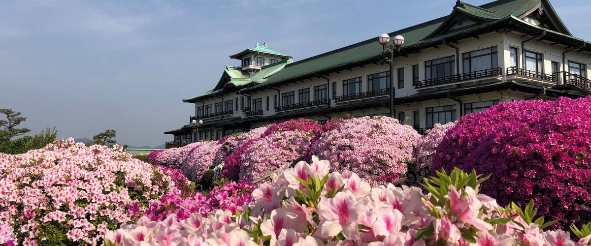 4月下旬から5月上旬に開催される「つつじまつり」