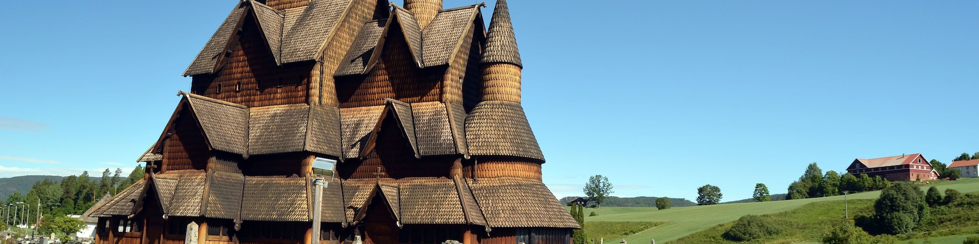 Heddal Stave Church, Norways largest stave church, Notodden municipality. Heddal,Norway