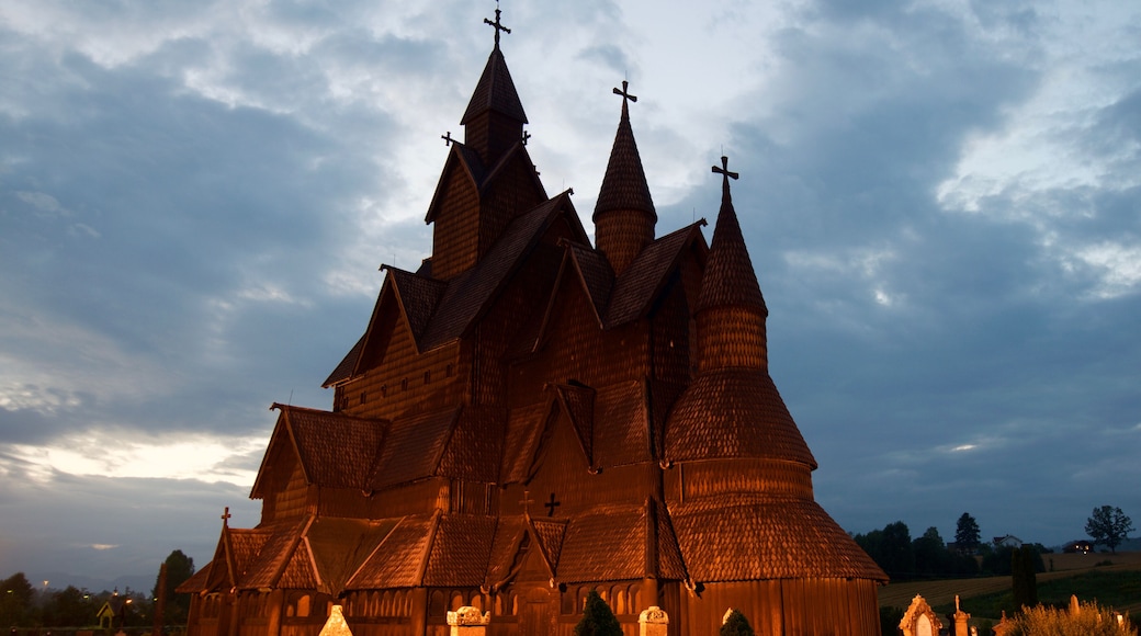 Heddal Stave Church, Norways largest stave church, Notodden municipality, Norway
