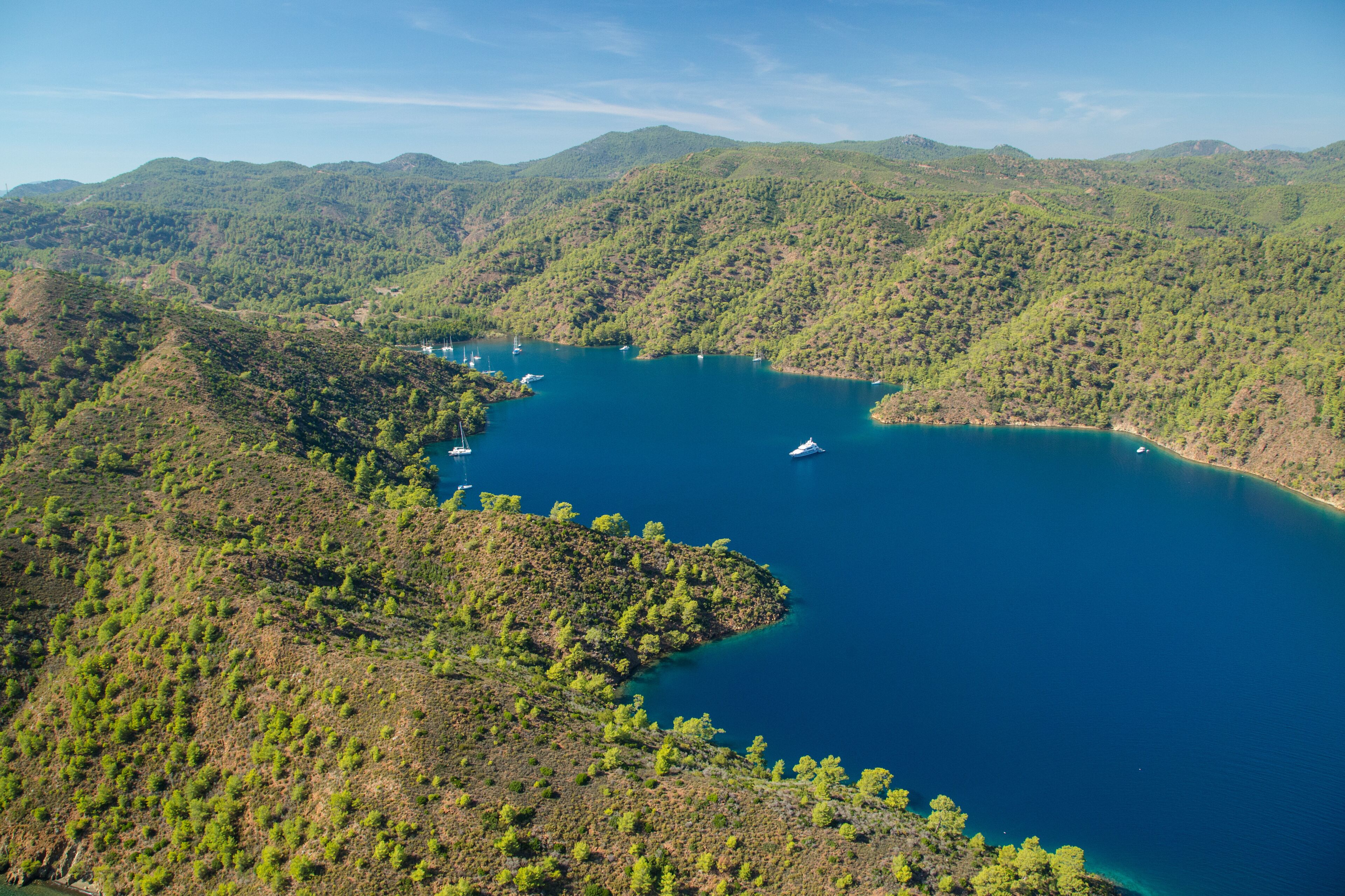 Boynuzbükü bay, Göcek Gulf, Turkey