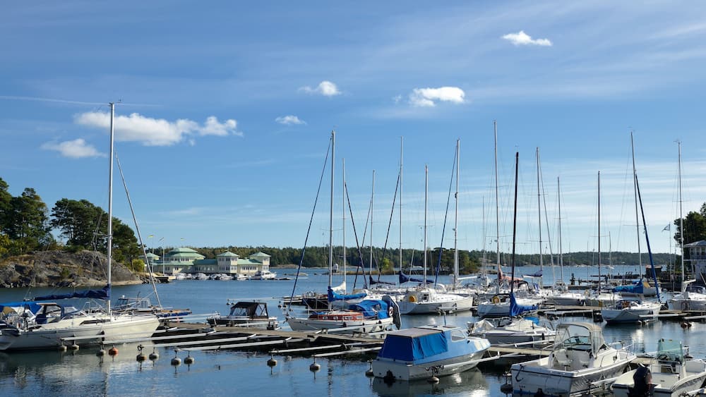 Harbor in Nynashamn - Sweden.