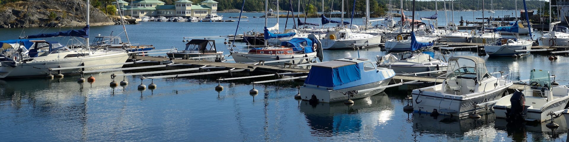 Harbor in Nynashamn - Sweden.