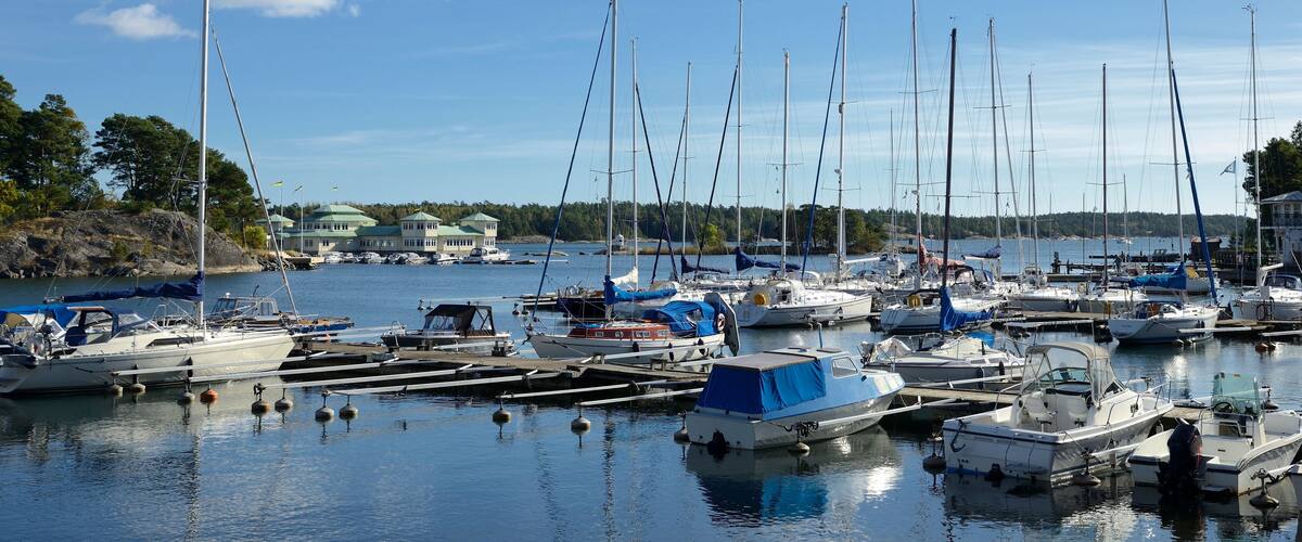 Harbor in Nynashamn - Sweden.