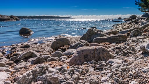 Beautiful shot of a lake on a sunny day, Nynashamn, Sweden