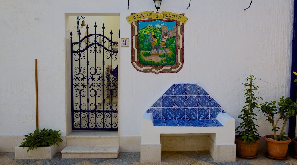 San Vito Lo Capo som omfatter gadeliv og et hus