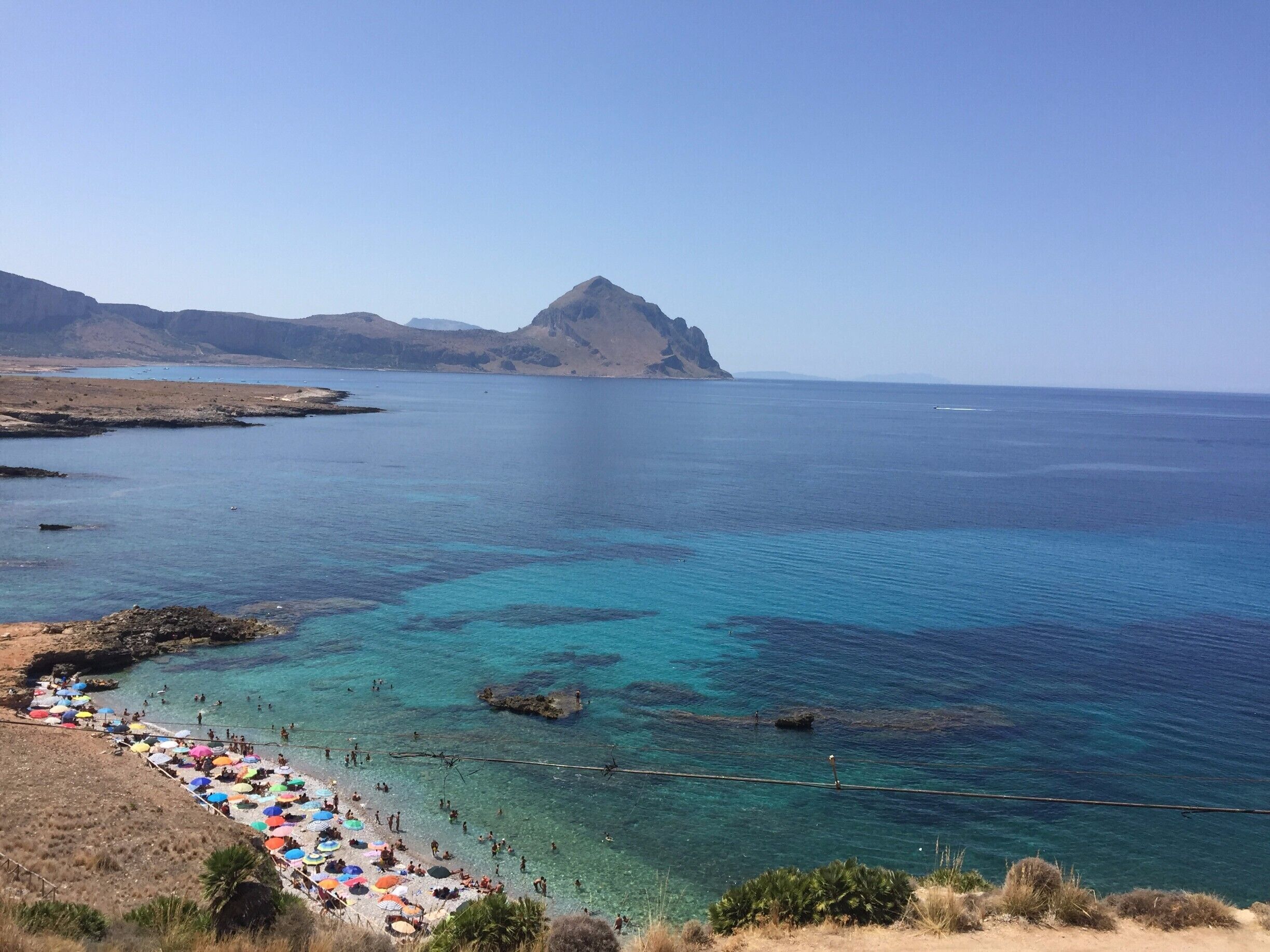 It's not New Zealand it's Italy! looking at the see smelling the salt in the air  on the road to the Riserva dello Zingaro #lifeatexpedia