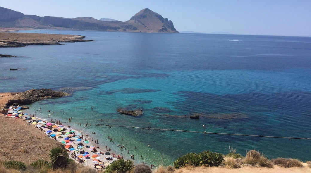 It's not New Zealand it's Italy! looking at the see smelling the salt in the air on the road to the Riserva dello Zingaro #lifeatexpedia