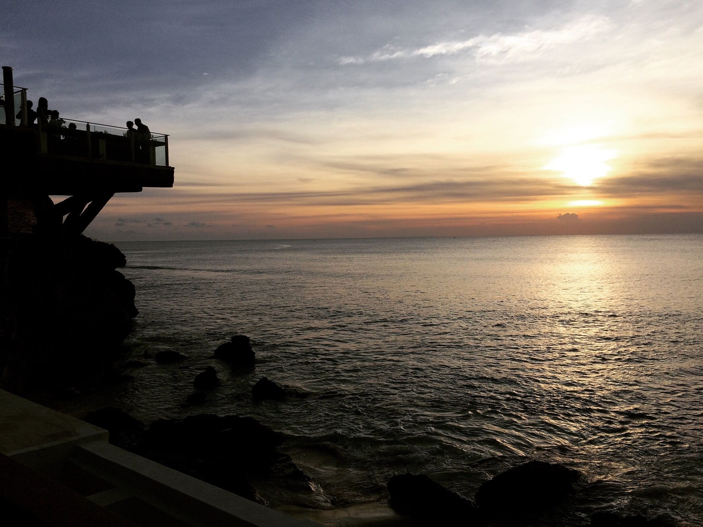 Sunset on the Rock Bar 