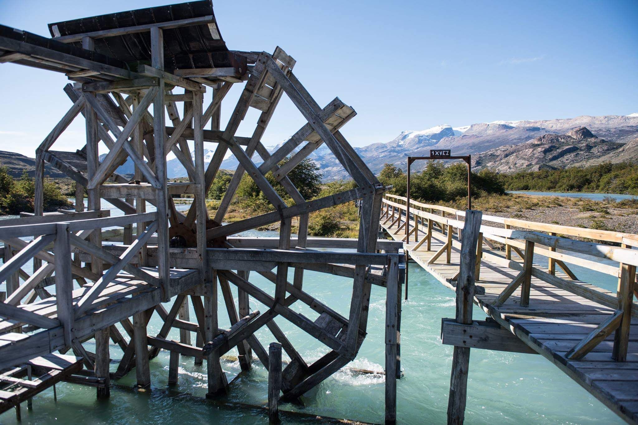 Replica of the mill used by the first inhabitants of the ranch. The family of owners disappeared after just 2 generations