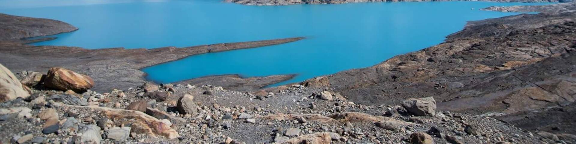 North lookout for Upsala Glacier, Glacier Cono and Glacier Bertacchi