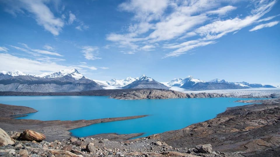 North lookout for Upsala Glacier, Glacier Cono and Glacier Bertacchi