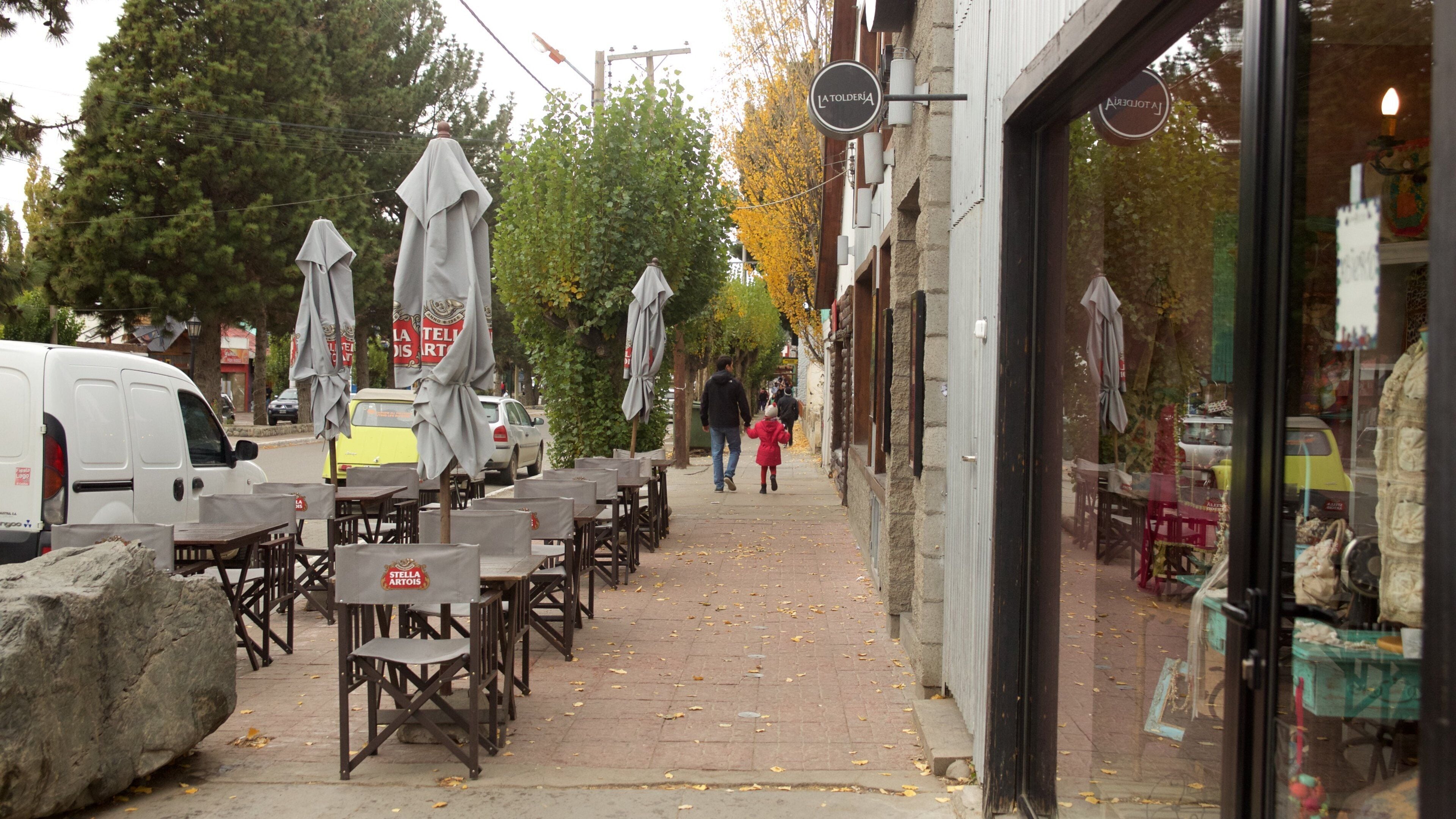 El Calafate das einen Café-Lifestyle und Kleinstadt oder Dorf