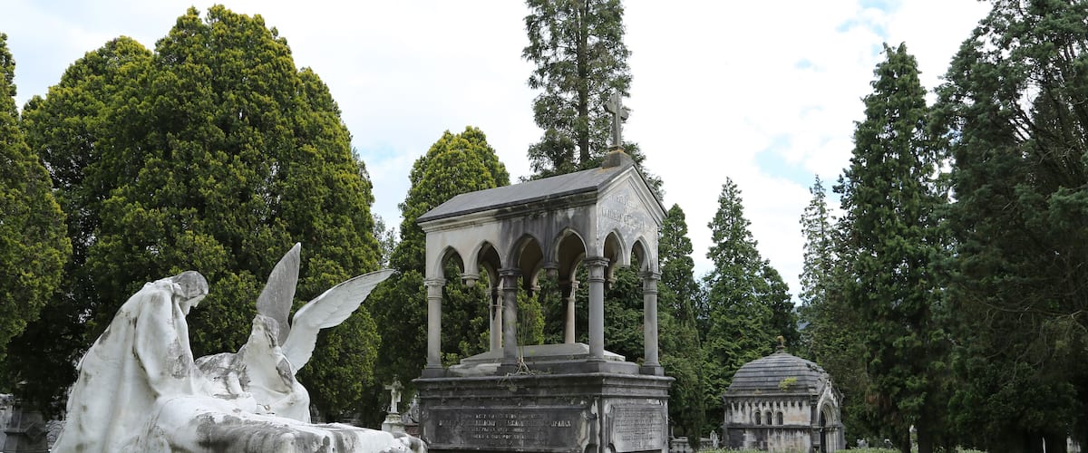 Cemetery of Bilbao, Derio, Vizcaya, Spain