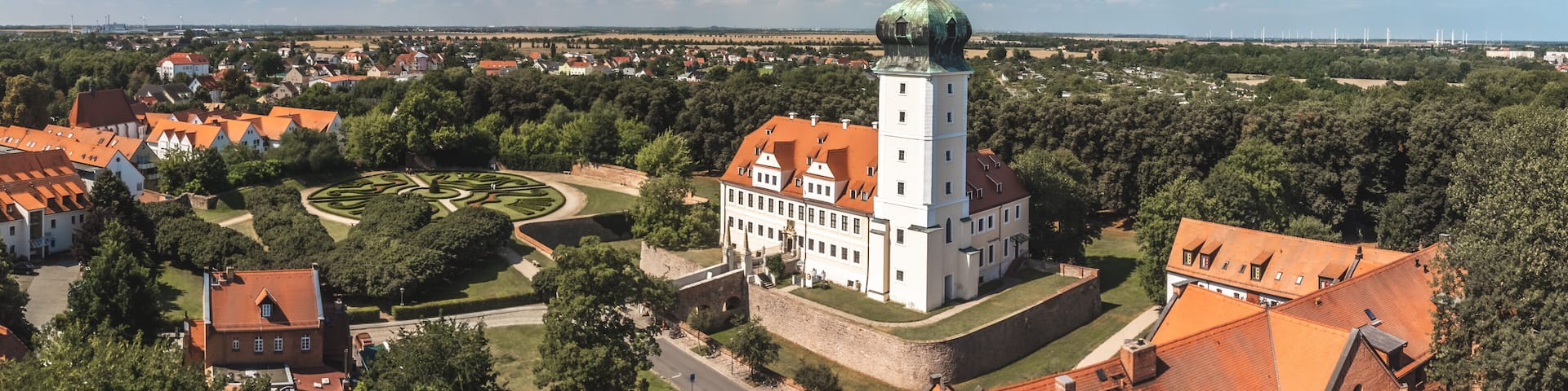 Barockschloss Delitzsch bei Leipzig - Panorama