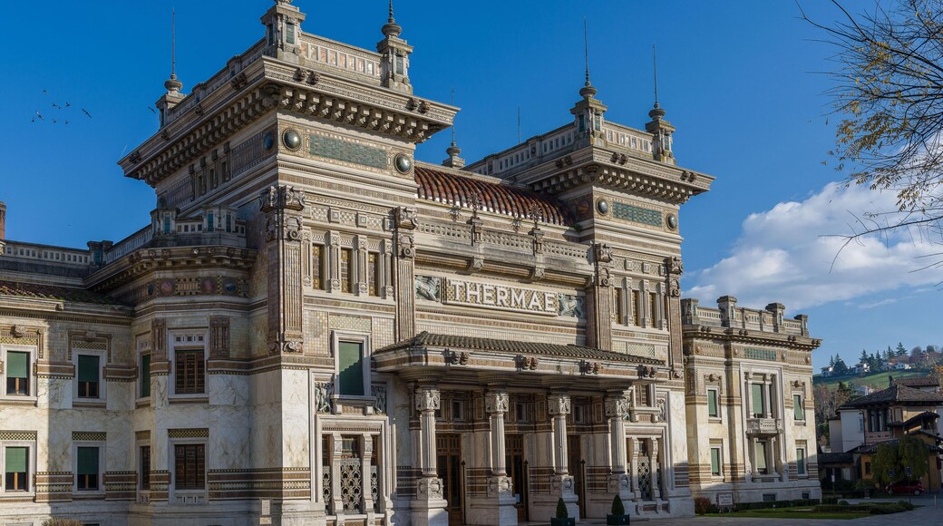 The building of the baths in Salsomaggiore Terme, Italy