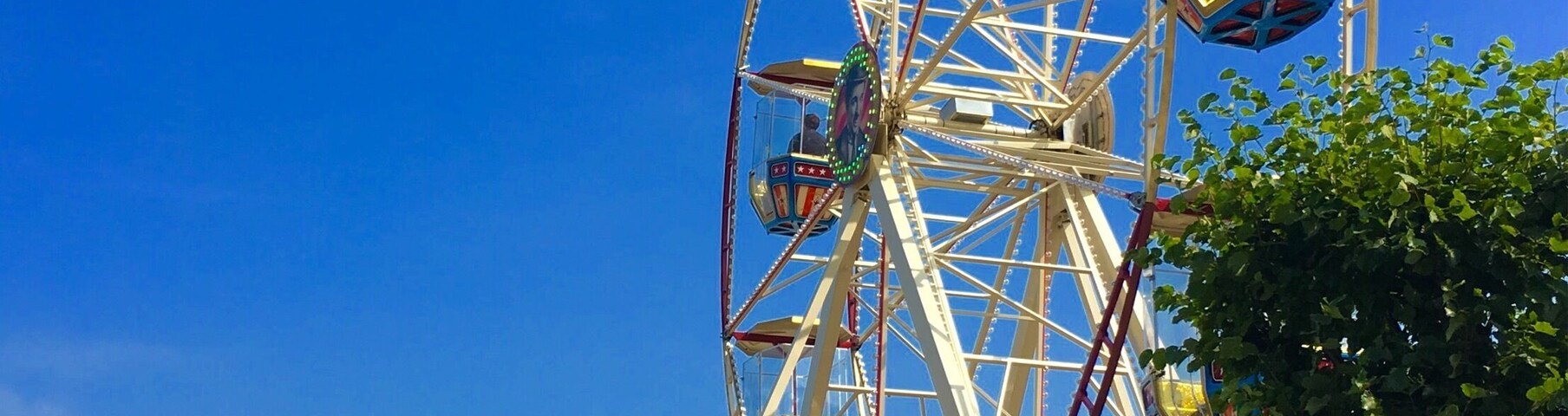 At the Baltic Sea - Big wheel at the pier of Zinnowitz, Usedom Island