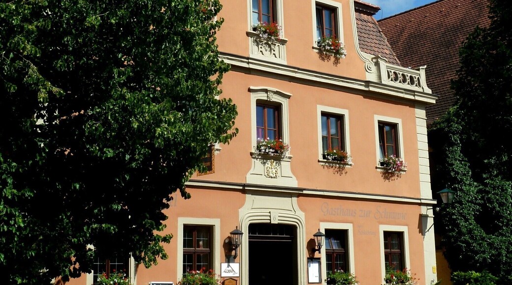 Quaint building in the walled city of Rotenburg