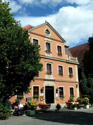Quaint building in the walled city of Rotenburg