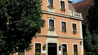 Quaint building in the walled city of Rotenburg