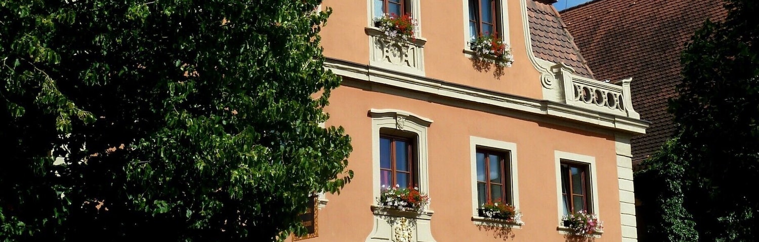 Quaint building in the walled city of Rotenburg