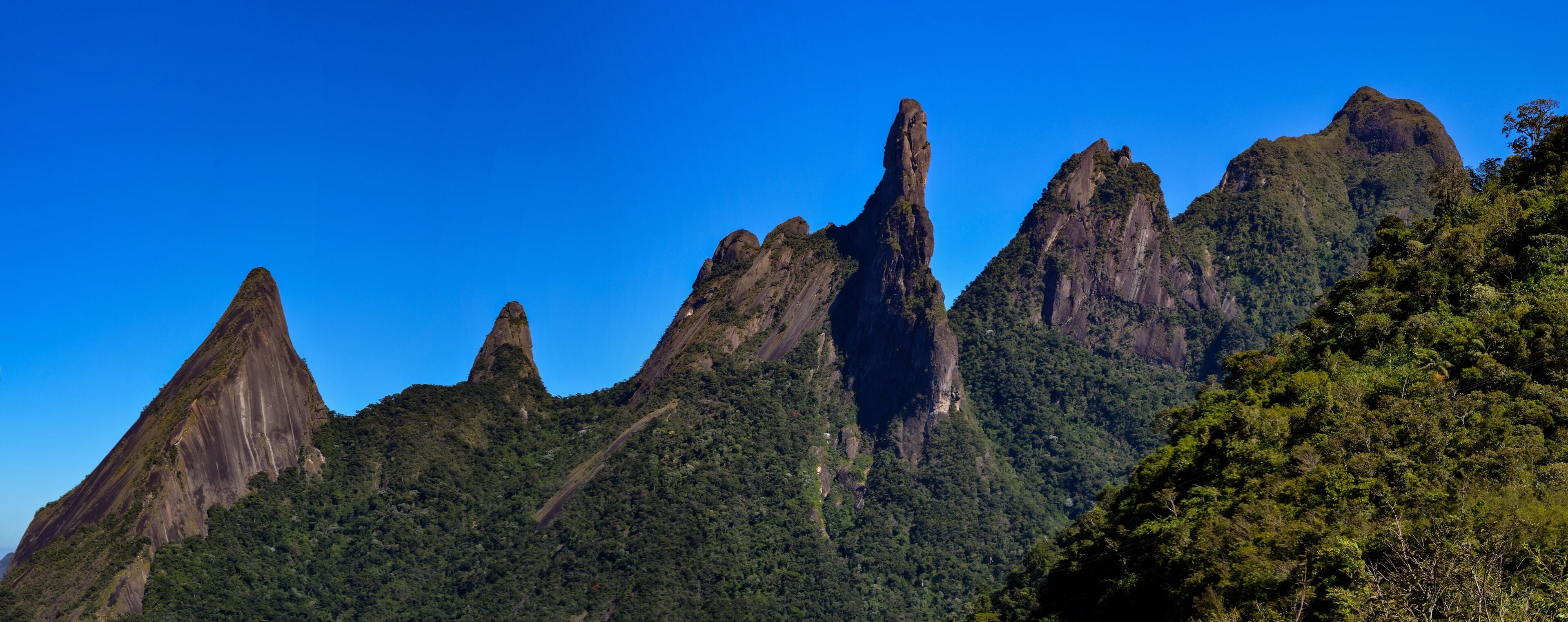 The Serra dos Órgãos is a mountain range in the city of Teresópolis, state of Rio de Janeiro, Brazil. The region is home to the famous Serra dos Órgãos National Park and the Três Picos State Park.