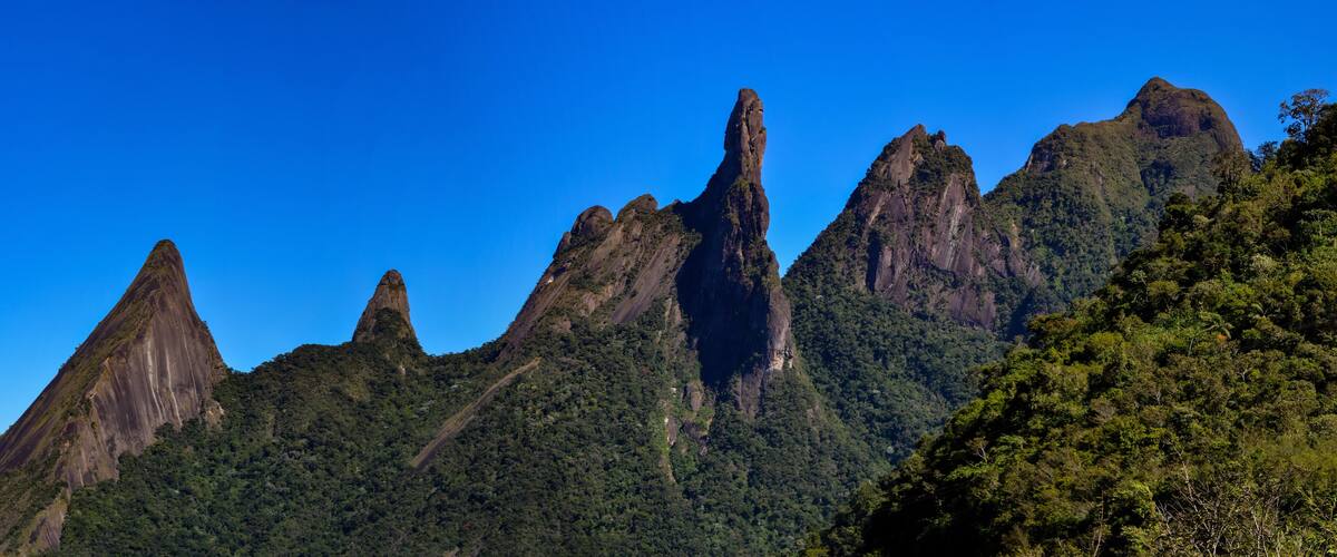 The Serra dos Órgãos is a mountain range in the city of Teresópolis, state of Rio de Janeiro, Brazil. The region is home to the famous Serra dos Órgãos National Park and the Três Picos State Park.