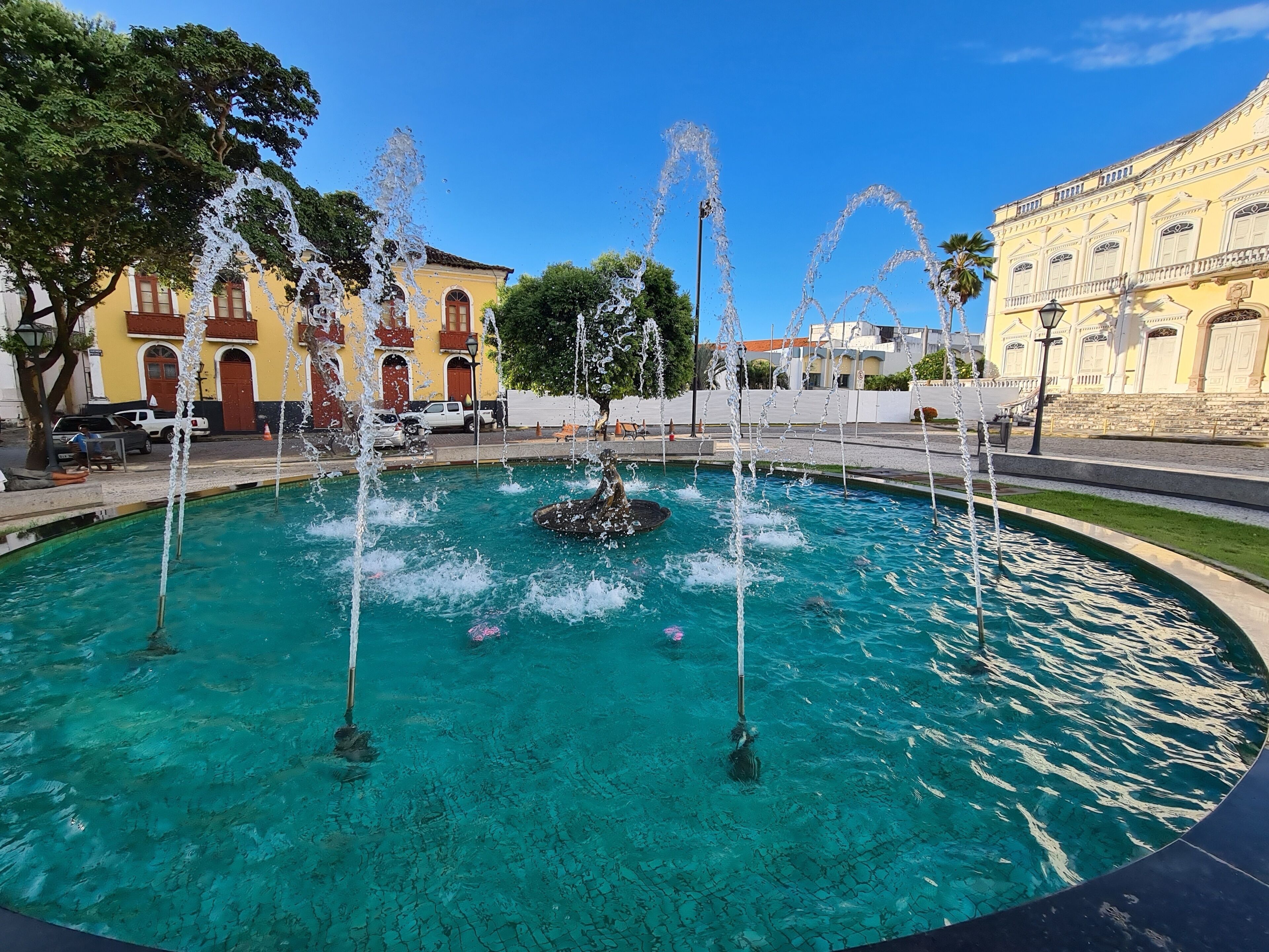 Mãe Dágua Fountain located in the Historic Center of São Luís, Maranhão, Brazil