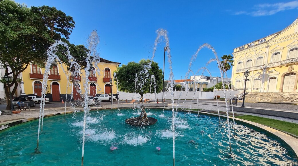 Mãe Dágua Fountain located in the Historic Center of São Luís, Maranhão, Brazil
