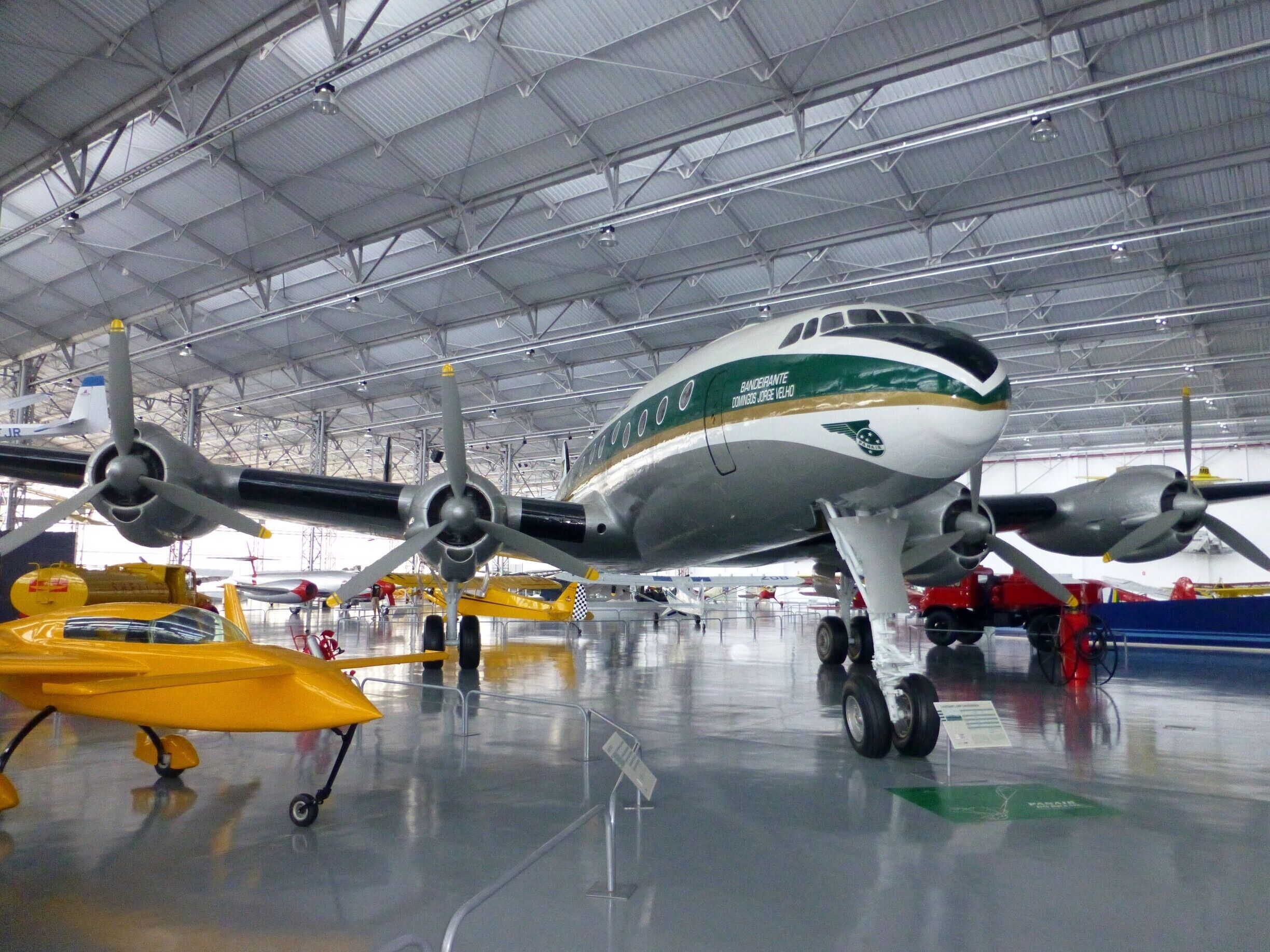 A very nice aviation museum, sponsored by TAM airlines in Sao Carlos, Sao Paulo Brazil.