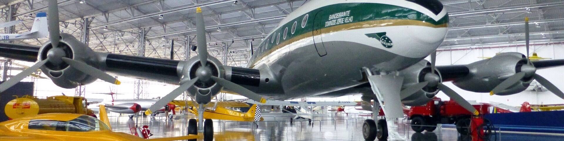 A very nice aviation museum, sponsored by TAM airlines in Sao Carlos, Sao Paulo Brazil.