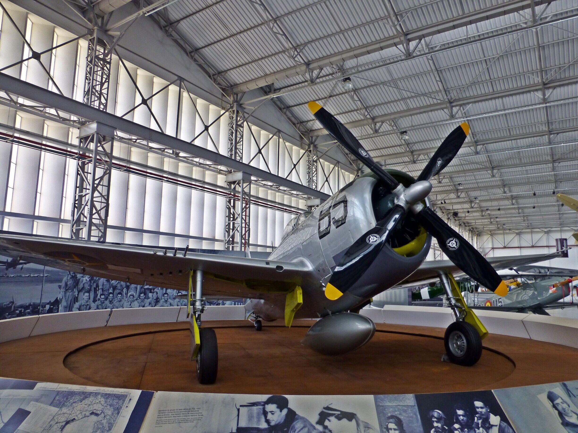 A very nice aviation museum, sponsored by TAM airlines in Sao Carlos, Sao Paulo Brazil.