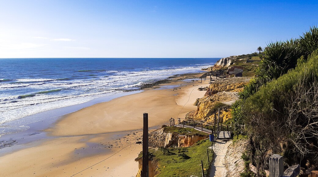 Praia das Fontes beach, located in Beberibe, Ceará, Brazil