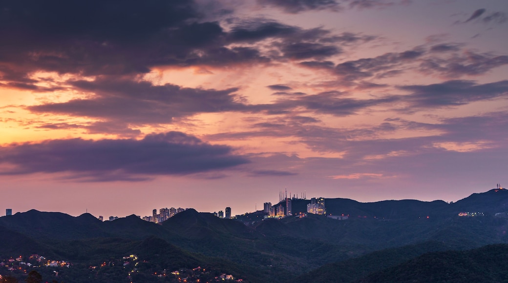 Sunset view of Nova Lima, Minas Gerais, Brazil.